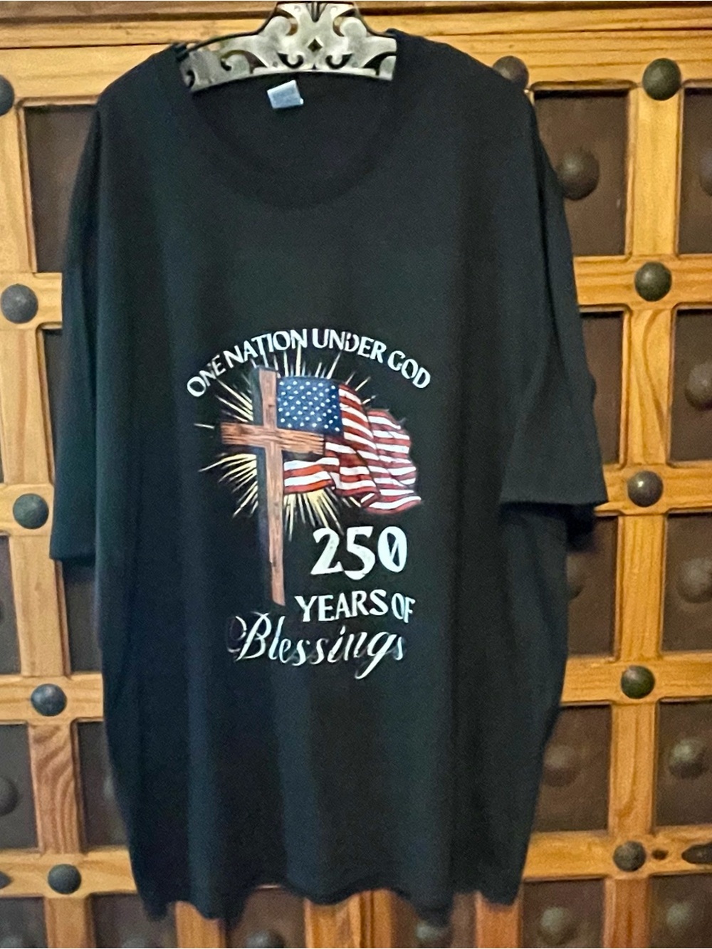 New with out tags XXL Faith and 250th USA BIRTHDAY